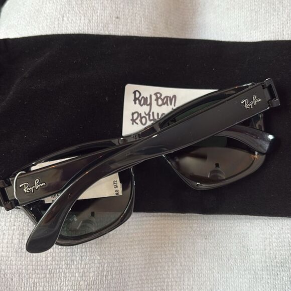 RAY-BAN RB4194 601/9A BLACK AUTHENTIC POLARIZED SUNGLASSES 53-17 140 NWT - Picture 7 of 8